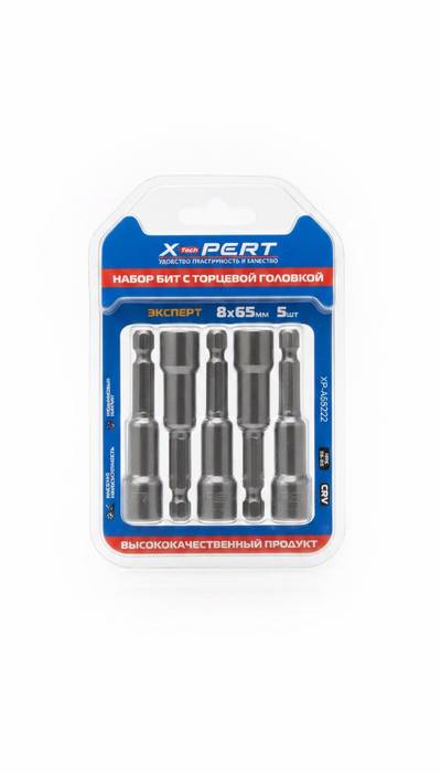 Насадка кровель XPERT 8*65мм (серая)